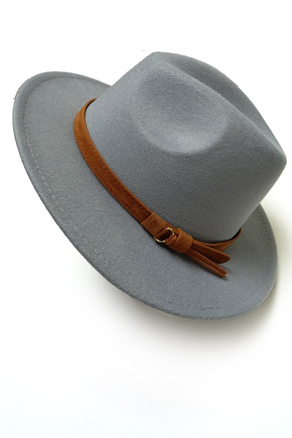 A VINTAGE CLASSIC FEDORA HAT BROWN TIE TRIM - Image 10