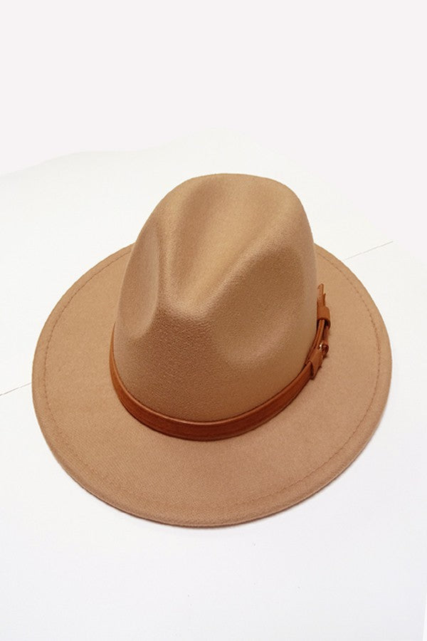 A VINTAGE CLASSIC FEDORA HAT BROWN TIE TRIM - Image 11
