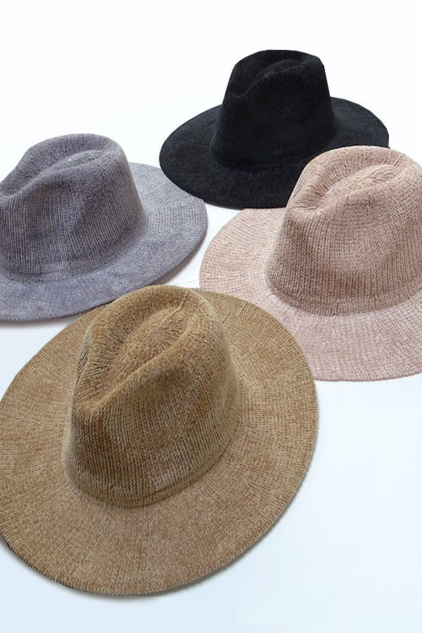 SOFTEST LIGHT WEIGHT VELVET FEDORA HAT