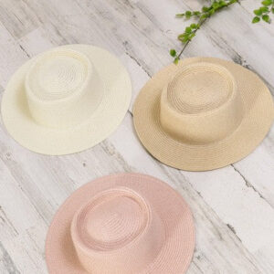 CLASSIC BOATER STRAW SUN HATS