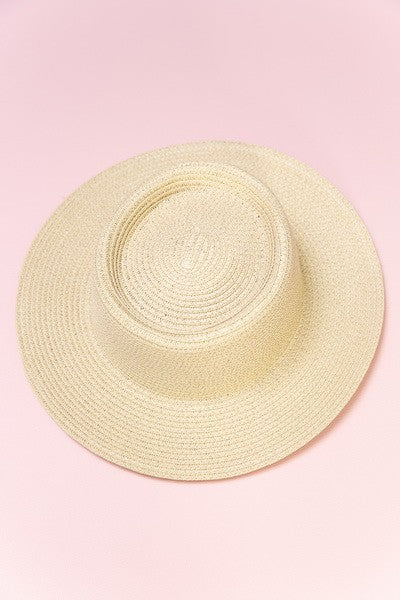 CLASSIC BOATER STRAW SUN HATS - Image 7