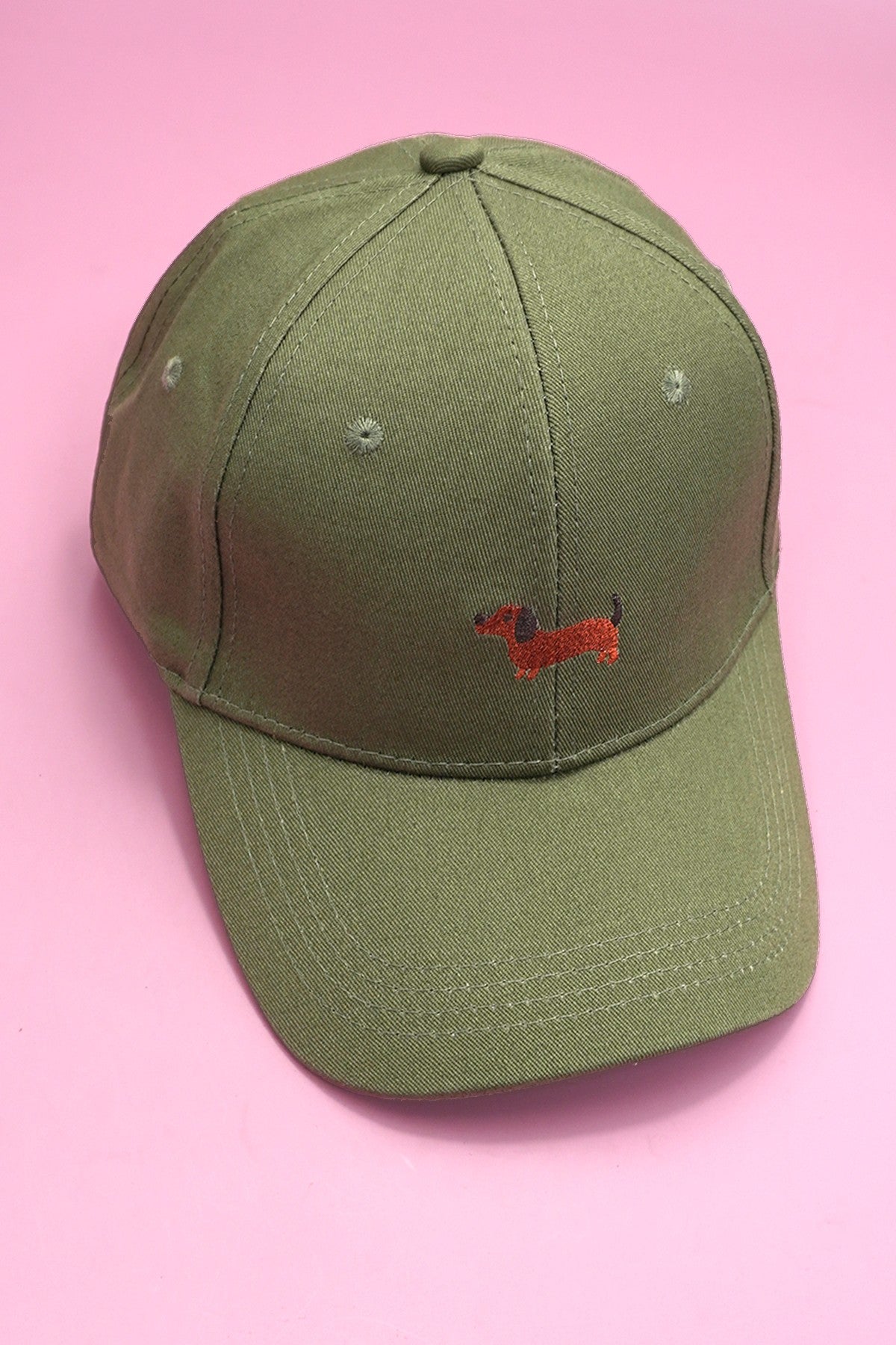 ANIMAL DOG BIRD EMBROIDERY CLASSIC CAP - Image 3