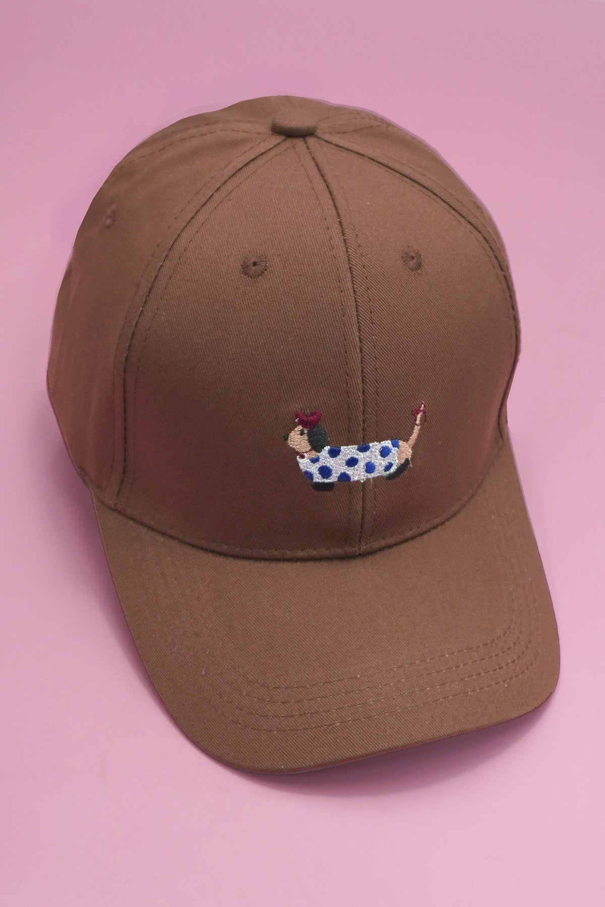 ANIMAL DOG BIRD EMBROIDERY CLASSIC CAP - Image 2