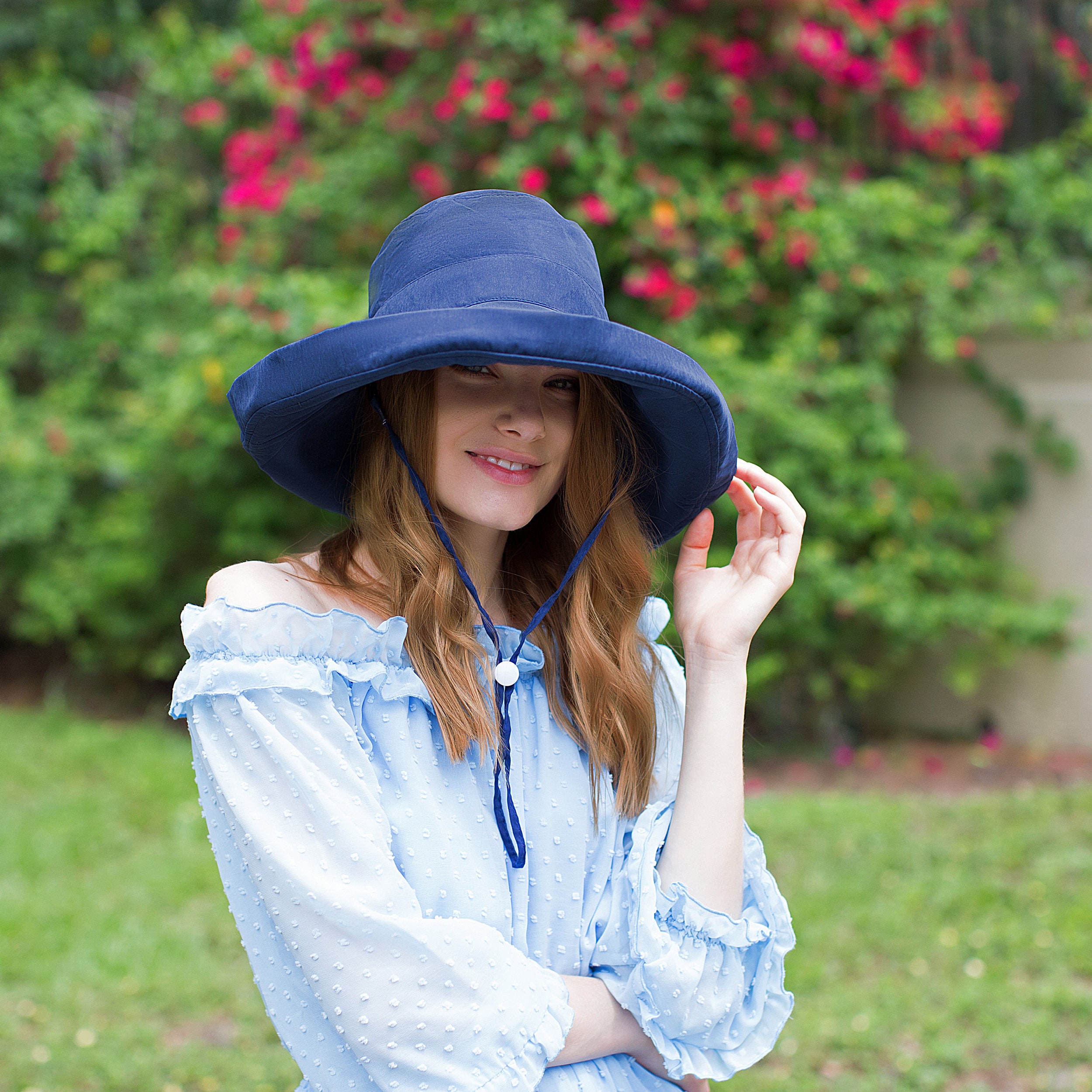 Adjustable Size Womens to Fit All Heads Soft Brim Floppy Extra Wide Brimmed Bucket Hat for Women All Season Foldable Hat for Ladies Yellow - Image 10
