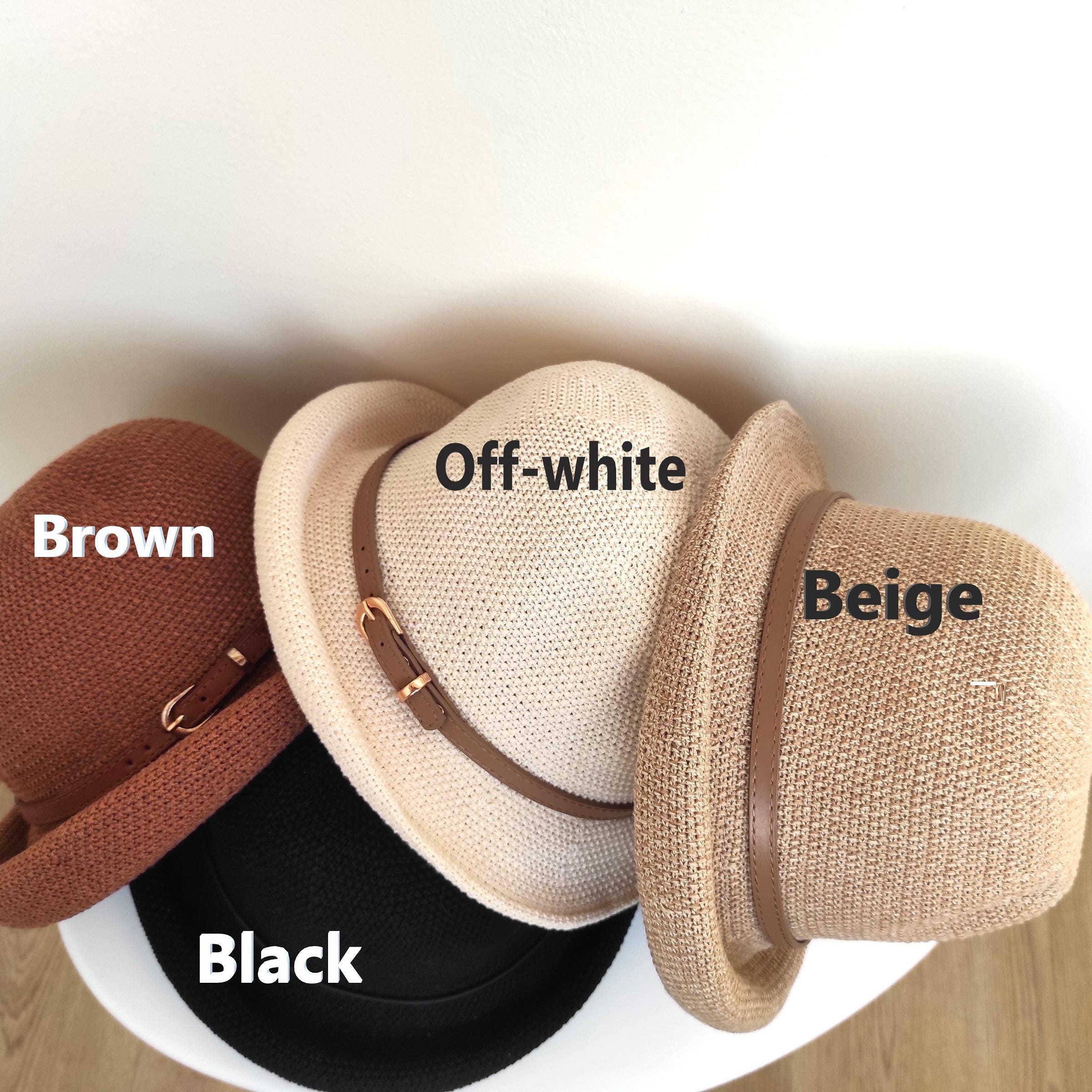 Cloche Hat Women, Summer Bowler Hat for Women, Fedora Hat Women, Rolled Brim Hat, Foldable Cotton Straw Mesh Hat, Summer Gift for Her - Image 8