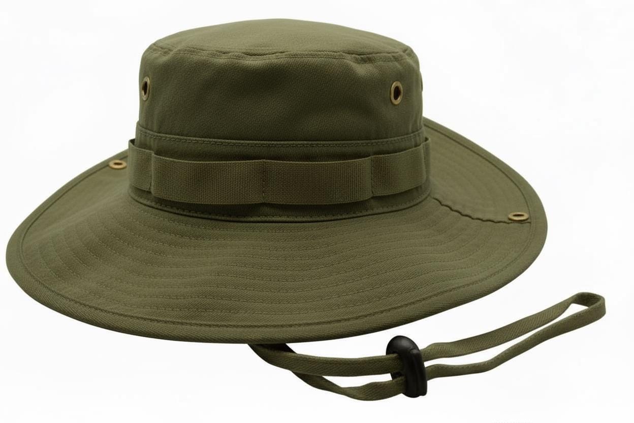 Cotton Boonie Hat - Adjustable UPF 50+ Outdoor Sun Protection - Embroidery Ready - Image 11