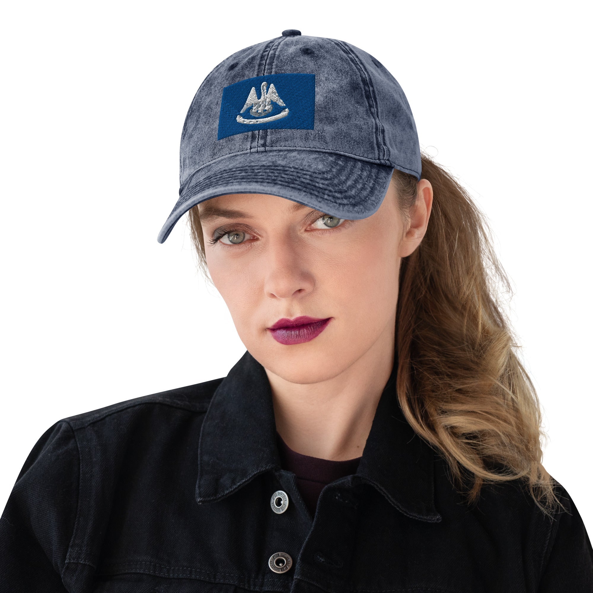 Louisiana Flag Vintage Cotton Twill Cap